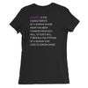 Ladies Modesty is Not A Bad Word Tee