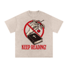 Keep Reading Tee Apricot