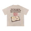 Keep Reading Tee Apricot